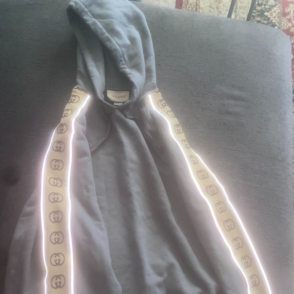 Gucci Cotton jersey hooded sweatshirt